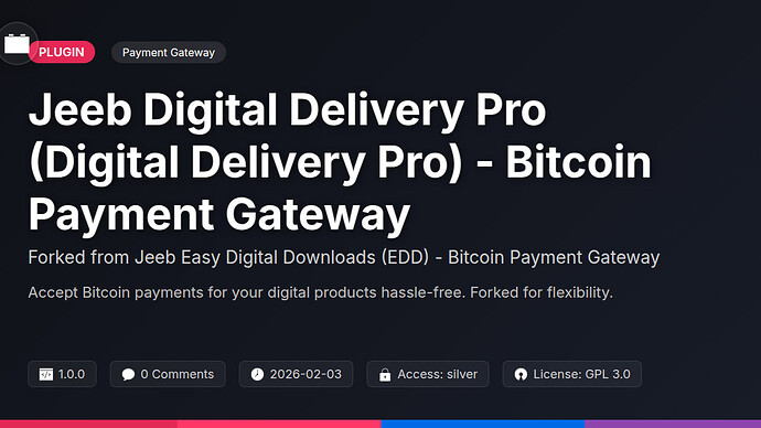 Jeeb Awesome Downloads (DeftDock) - Bitcoin Payment Gateway