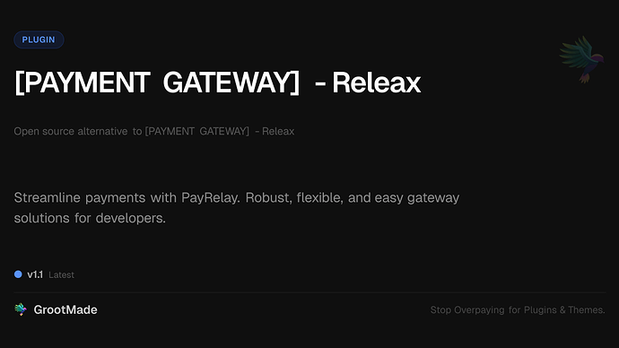 [PAYMENT GATEWAY] - Releax