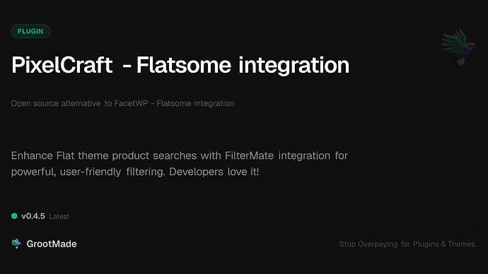PixelCraft - Flatsome integration