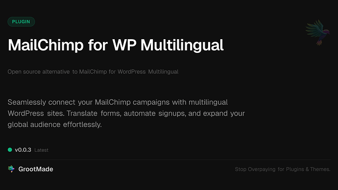 MailChimp for WP Multilingual