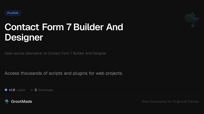 Contact Form 7 Builder And Designer