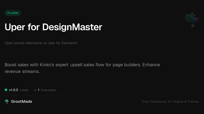 Uper for DesignMaster