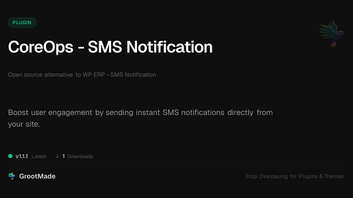CoreOps - SMS Notification