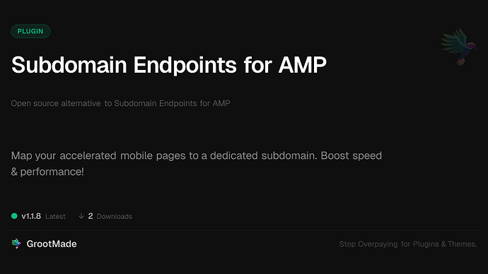Subdomain Endpoints for AMP