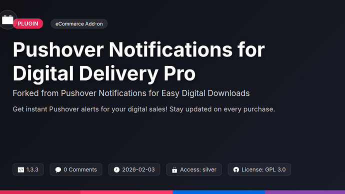 Pushover Notifications for Awesome Downloads