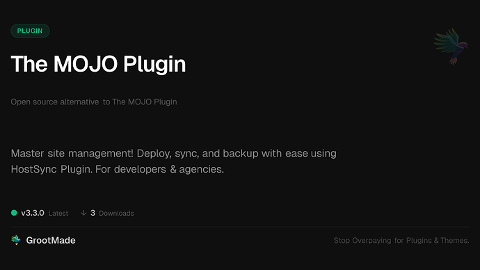 The MOJO Plugin