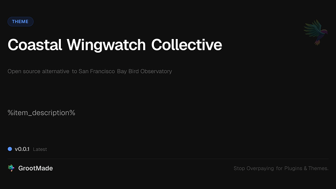 Coastal Wingwatch Collective