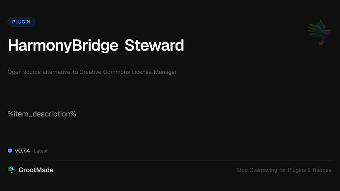 HarmonyBridge Steward