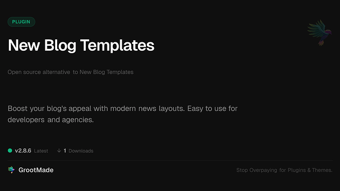 New Blog Templates