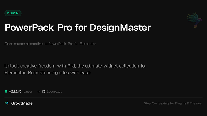 PowerPack Pro for DesignMaster
