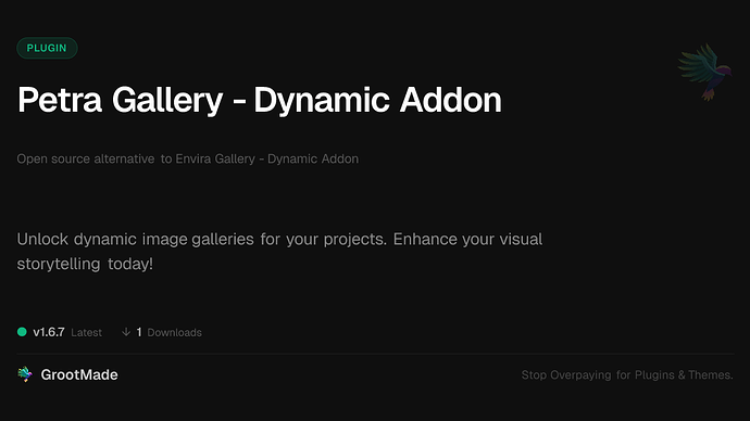 Petra Gallery - Dynamic Addon