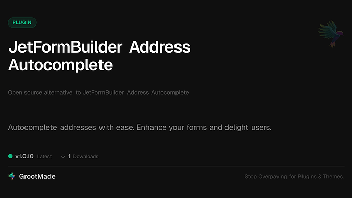 JetFormBuilder Address Autocomplete