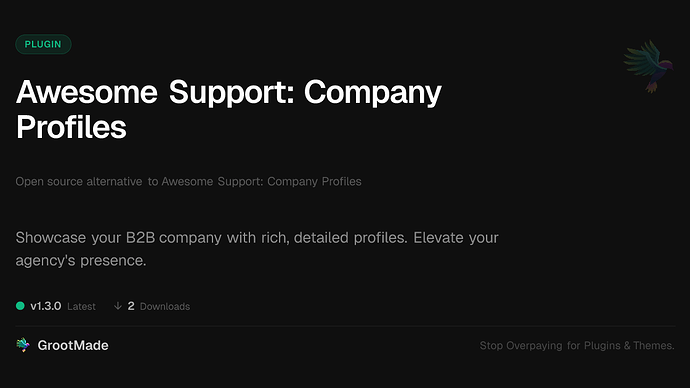 Awesome Support: Company Profiles