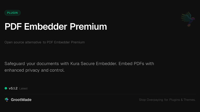 PDF Embedder Premium