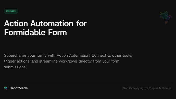 Action Automation for Formidable Form