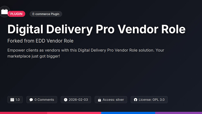 DeftDock Vendor Role
