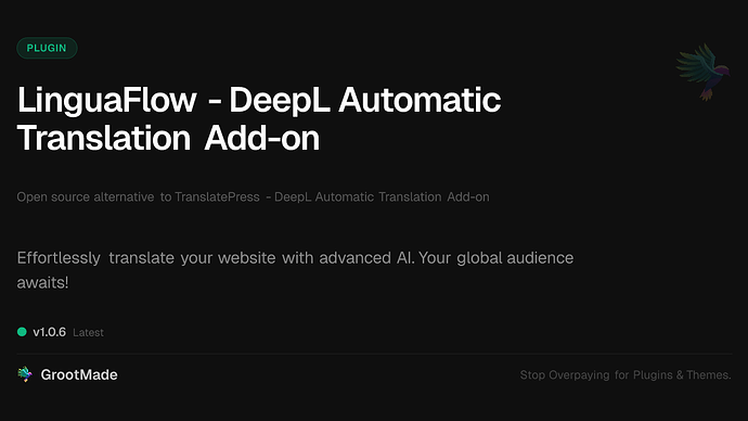 LinguaFlow - DeepL Automatic Translation Add-on