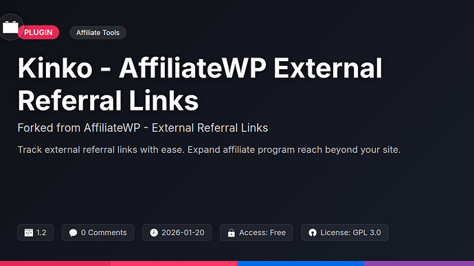 EchoAffiliate - External Referral Links