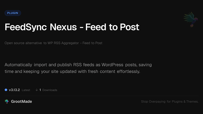 FeedSync Nexus - Feed to Post