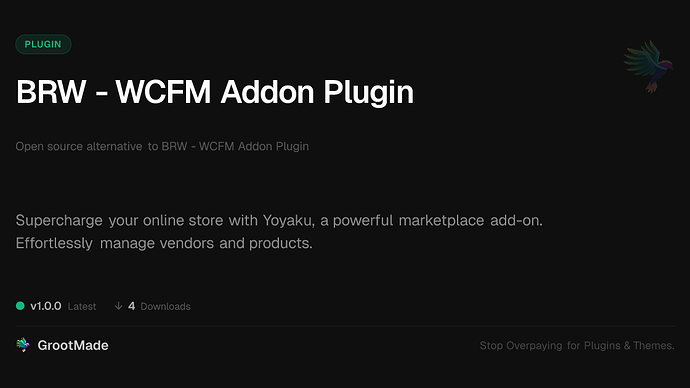 BRW - WCFM Addon Plugin
