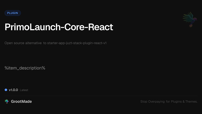 PrimoLaunch-Core-React