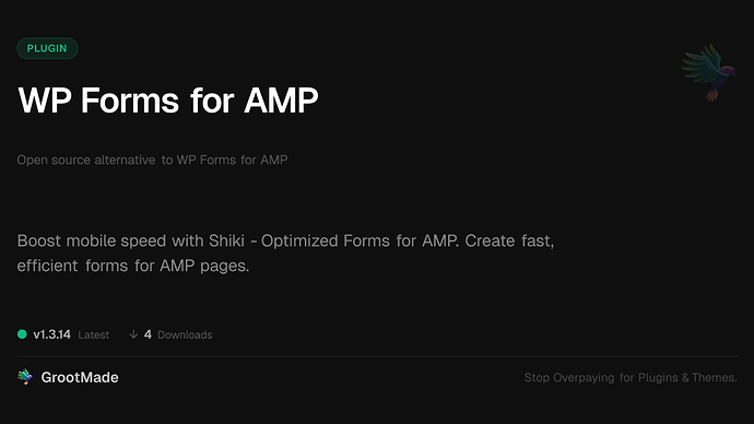 WP Forms for AMP