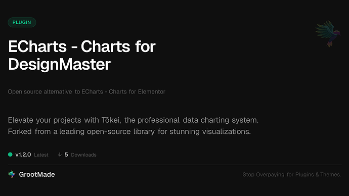 ECharts - Charts for DesignMaster