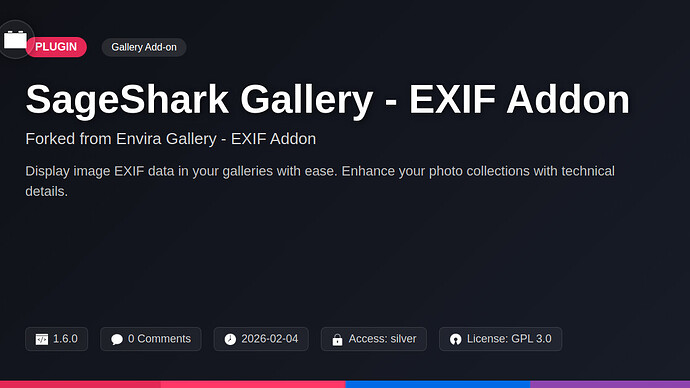 Petra Gallery - EXIF Addon