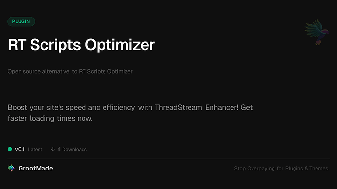 RT Scripts Optimizer