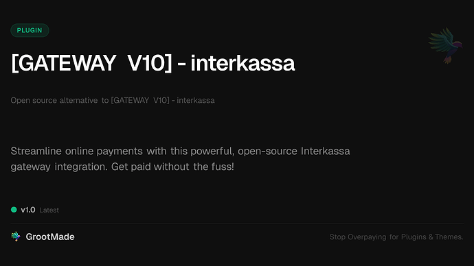 [GATEWAY V10] - interkassa