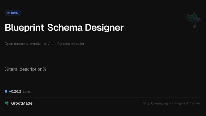 Blueprint Schema Designer