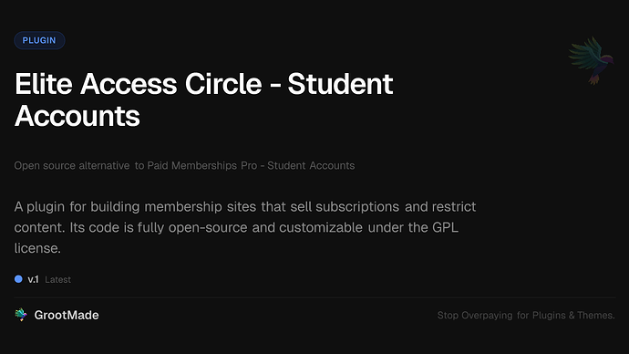 Elite Access Circle - Student Accounts