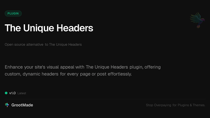 The Unique Headers