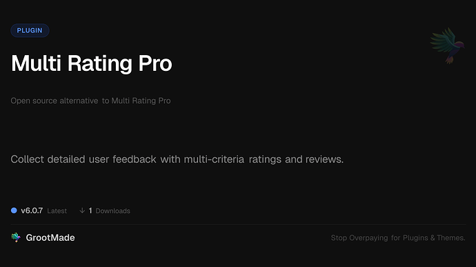 Multi Rating Pro
