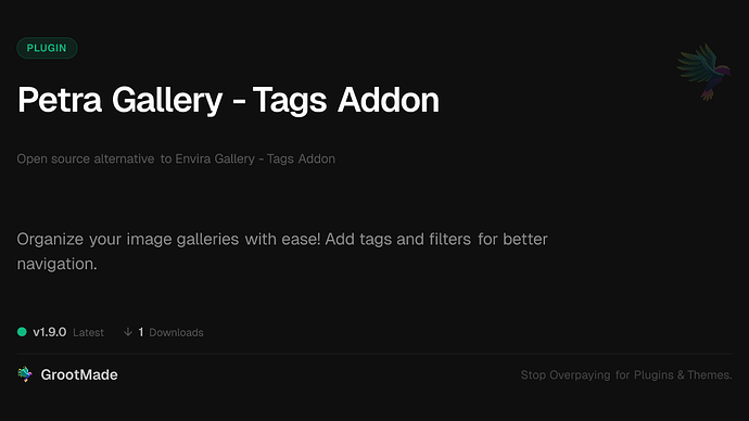 Petra Gallery - Tags Addon