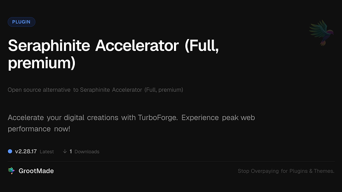 Seraphinite Accelerator (Full, premium)