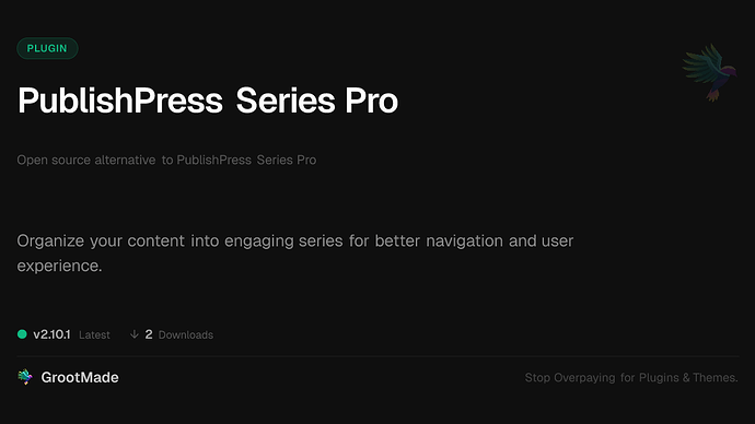 PublishPress Series Pro