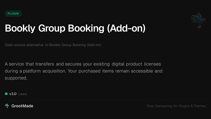 Bookly Group Booking (Add-on)