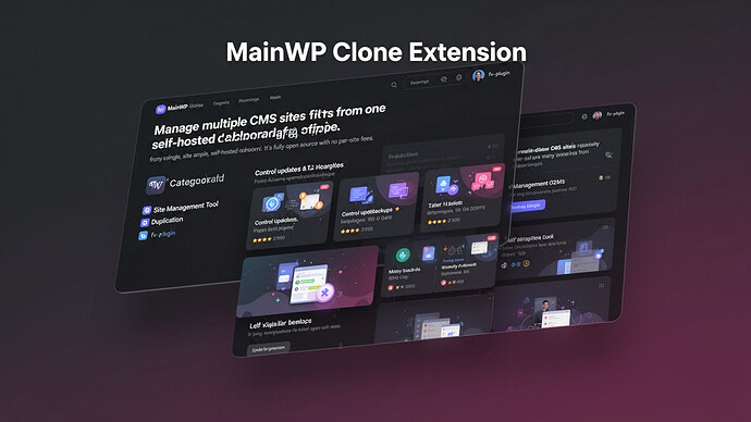 MainWP Clone Extension