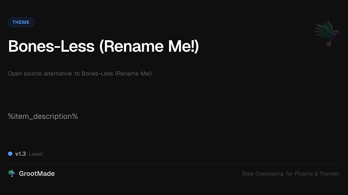 Bones-Less (Rename Me!)