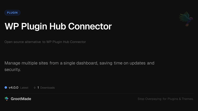 WP Plugin Hub Connector