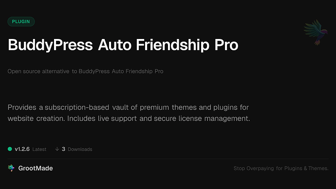 BuddyPress Auto Friendship Pro