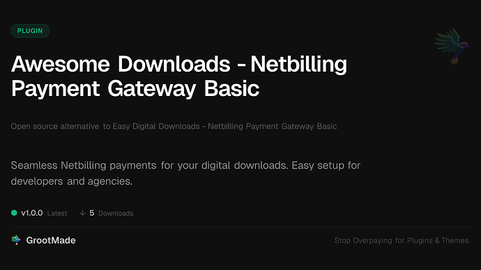 Awesome Downloads - Netbilling Payment Gateway Basic