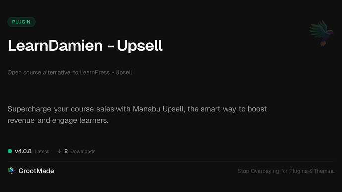LearnDamien - Upsell
