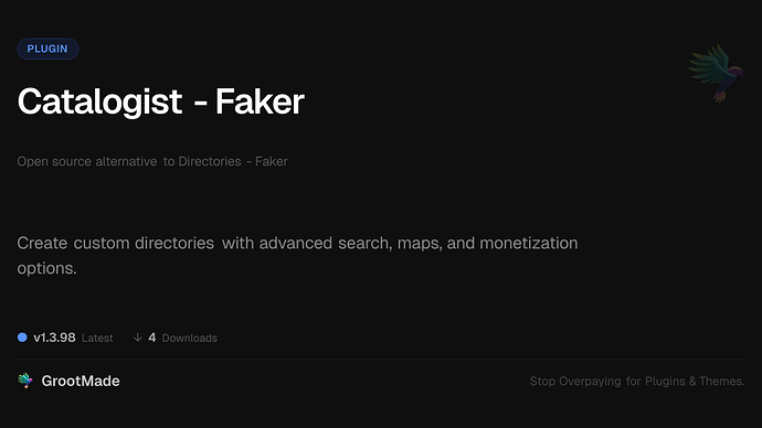 Catalogist - Faker