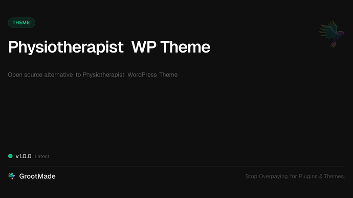 Physiotherapist WP Theme