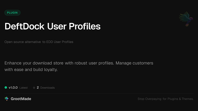DeftDock User Profiles