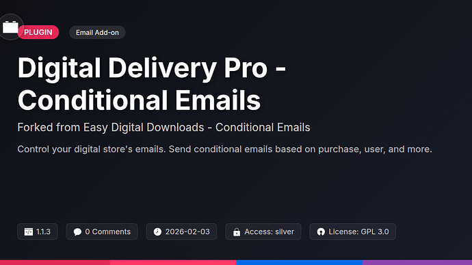 Awesome Downloads - Conditional Emails