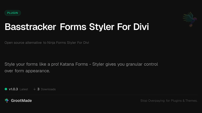 Basstracker Forms Styler For Divi