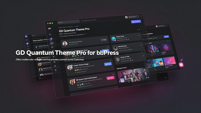 GD Quantum Theme Pro for bbPress